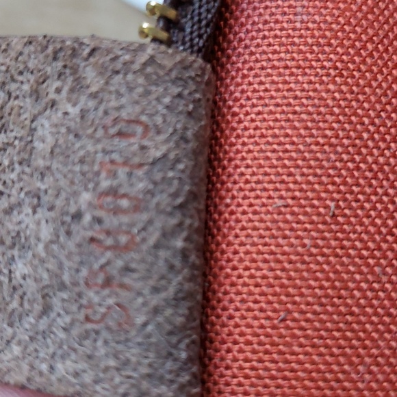 EUC Damier Ebene Canvas Trousse Makeup Bag w/ Strap - Picture 10 of 12